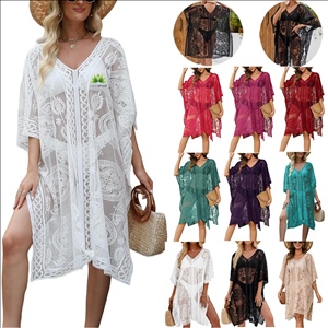 Sexy Elegant Lace Beach Cover Up For Women